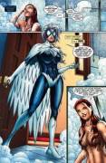 Hawk and Dove (Hawk in the Shower)[Titans East]