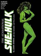 The [Sensational She-Hulk] plays dress-up and is later forced to strip in her own graphic novel