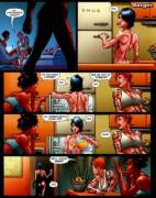 Cassandra Cain, Batgirl, walking around butt naked. [Batman and the Outsiders #3]