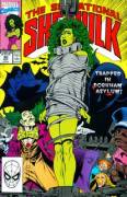 [The Sensational She-Hulk] is trapped in Dorkham Asylum!