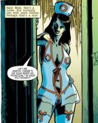 Sexy Nurse Sally in [Dirk Gently's Holistic Detective Agency: A Spoon Too Short #1]