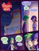 A Dragon's Heart [Rarity x Spike, humanized, 12 pages, new 7nights comic!]