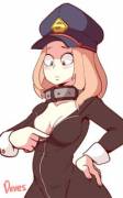 Camie bursting out of her top (diives)