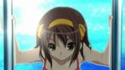 Haruhi getting out of the pool [Suzumiya Haruhi no Yuuutsu]