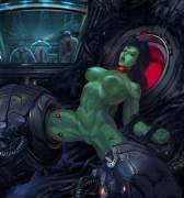 She-Hulk captured (Judash137) [Marvel universe]