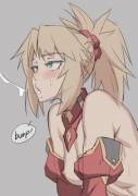 A mouthful for Mordred to swallow