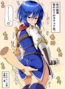 Catria getting felt up from behind