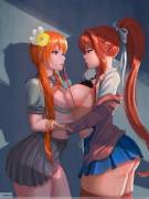 Marika and Monika by Noaqin