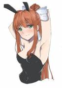 Monika in the Bunny Suit [Otaku]