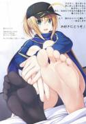IMO the best anime feet drawing ever made. (Naturalton)