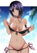 Rin with tanlines