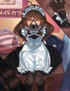 Maid at rest (X-post /r/HentaiBondage)
