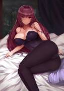 Scathach in Bed