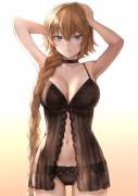 Jeanne in lingerie