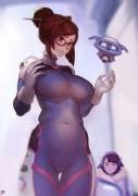 Mei Trying Out DV.a Suit