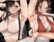 Tifa and Mai [Final Fantasy, King of Fighters]