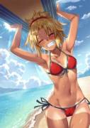 Swimsuit Choco Mordred's Delicious Armpits