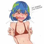 Earth-chan is lewded