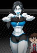 Wii fit trainer will kick you ass