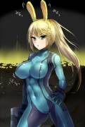 Bunny suits ARE in this year[Samus Aran from Metroid]