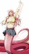 Daily lamia #101: Pierce the heavens with your tail!