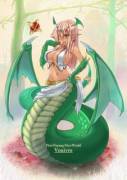 Dragon Lamia by Sud