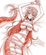 Snakegirl shibari