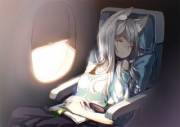 Sleepy flight.
