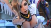 Mercy so hot, even a gay man (Soldier 76) can't resist not banging Mercy