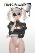 2B with pigtails
