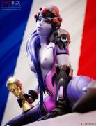 Widowmaker congratulates France on their World Cup victory (Firebox Studio)