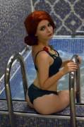 Bath Triss - by Evenink_cosplay