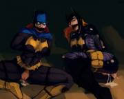 Batgirls Barbara and Stephanie captured(aka6)[Batman, DC]