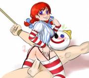 Femdom Wendy having her way with Jack (Vallycut) [Wendy's; Jack in the Box]