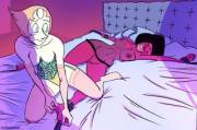 Garnet and Pearl Tickle time! (Fetishhand) [Steven Universe]