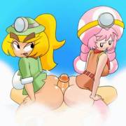 Goombella And Toadette made by Minus8
