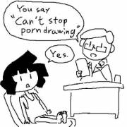 "Can't stop pornodrawing"