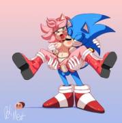 Sonic and Amy Quickie (DeliMeat)