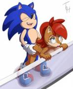 Sally and Sonic Having a Great Time (TheOtherHalf)