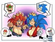 Sonic and Bowsette [Cuisine]