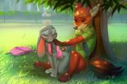 Nick entering Judy (By Miles DF).