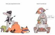 Nick and Judy by fatalfox
