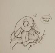 Judy has a mouthful [F]