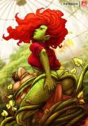 Poison Ivy dominating a guy using her vines. (pumpkinsinclair)