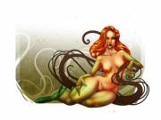 Poison Ivy's boudoir pose (VenneccaBlind)