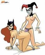 Teaching Batgirl a lesson [Harley Quinn, Barbara Gordon]
