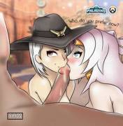 Ashe and Lian Sharing Dick