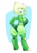 Peridot getting a feel for her appearance modifiers