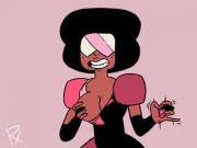 Garnet playing with a tit and offering to jerk you off [RedXXXArt]