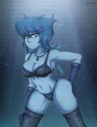 Lapis takes an aphrodisiac (Lingerie and nude versions)
